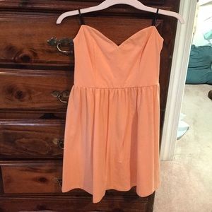 Strapless dress